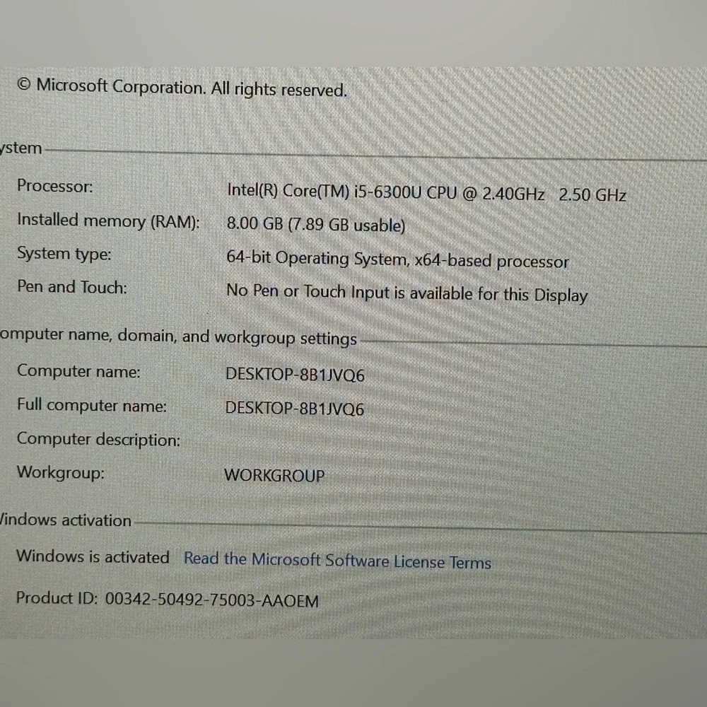 Used Laptop Dell ( 13 inch)